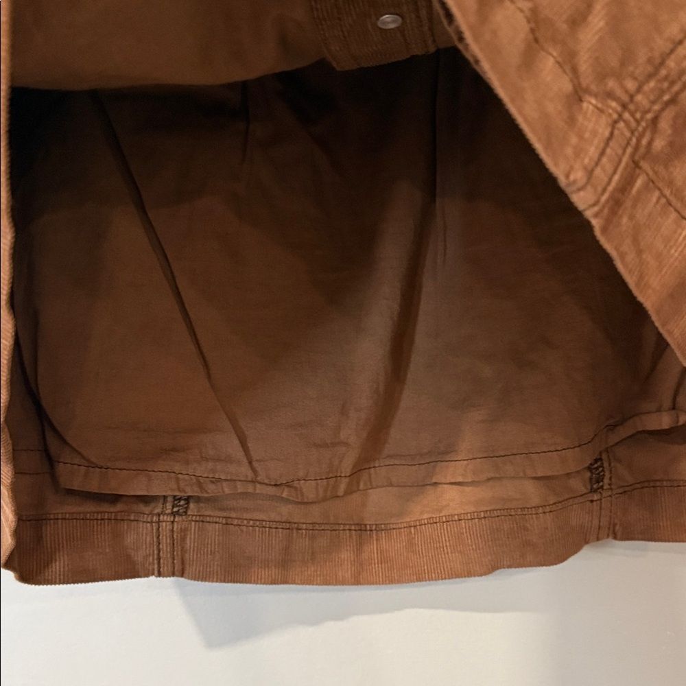 Free People come a little closer coffee corduroy skit with pockets - Picture 2 of 6